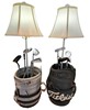 Vintage Golf Gifts  - Various Golf Clubs Golf Bag Lamp TLPBAG View 6